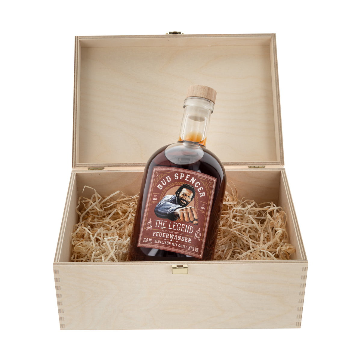 Holzbox - Bud Spencer - Feuerwasser