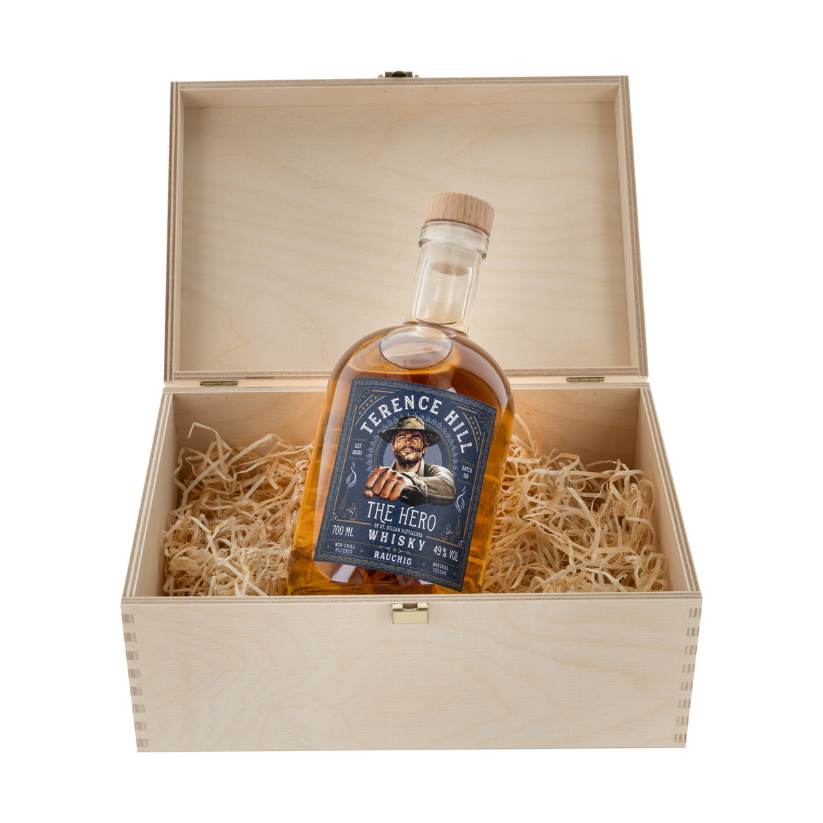 Holzbox - Terence Hill - The Hero - Whisky (rauchig)