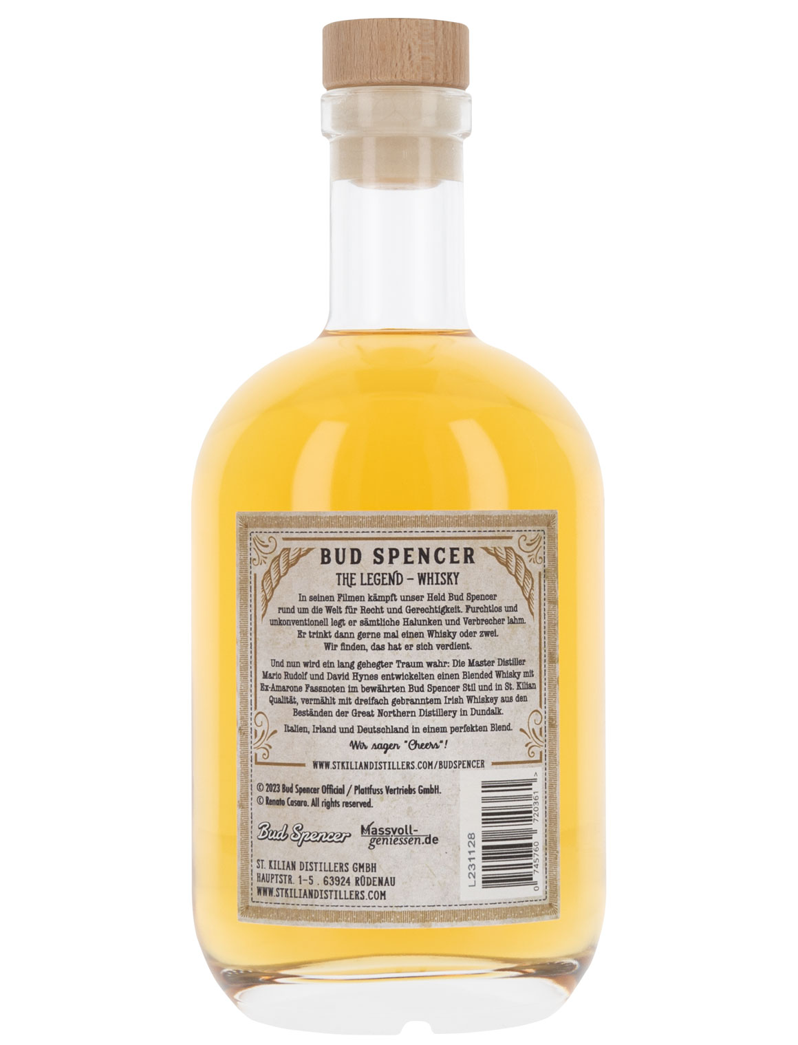 Bud Spencer - The Legend - Whisky (mild)_Rückseite