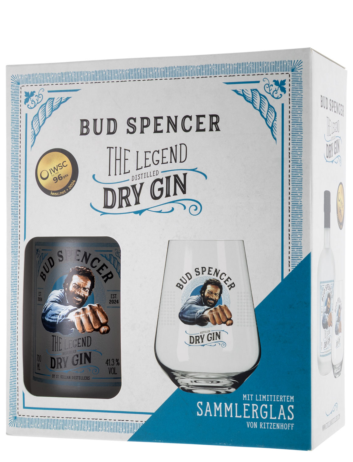 Sammlerglas - Bud Spencer - Distilled Dry Gin